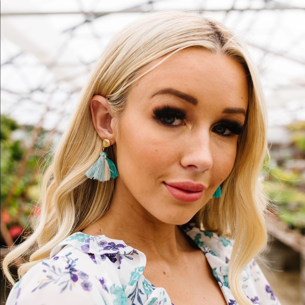 Trio of Tassels Earrings - Picture 3 of 7